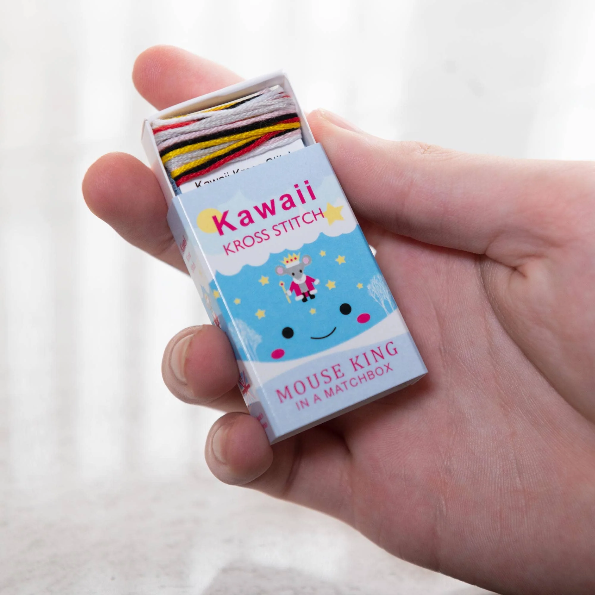Kawaii Mouse King Mini Cross Stitch Kit - Image 2