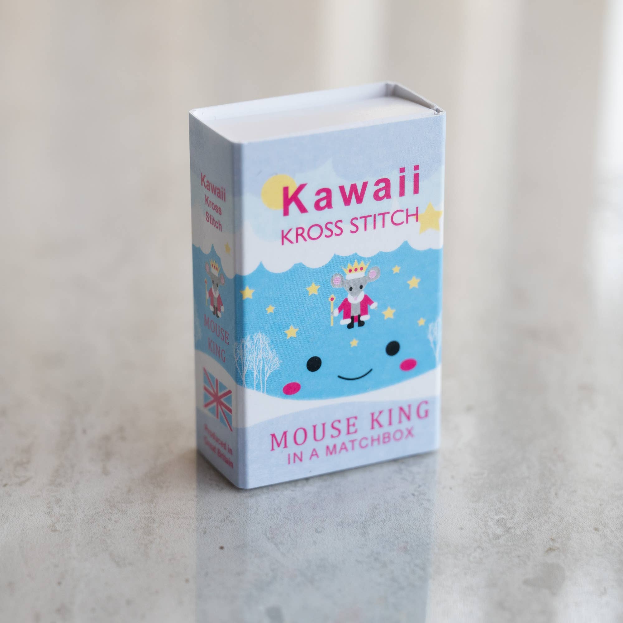 Kawaii Mouse King Mini Cross Stitch Kit - Image 5