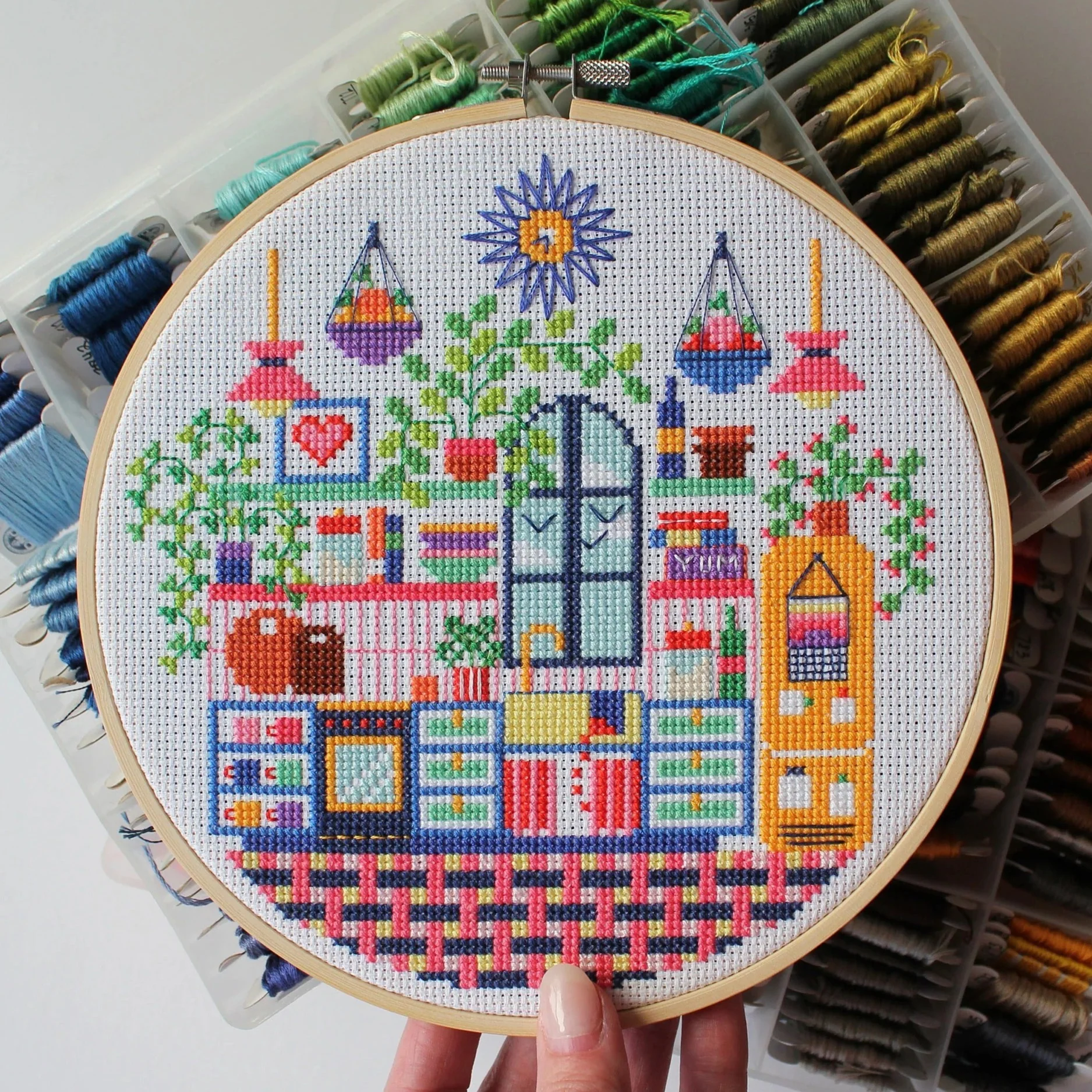 Kiki's Kitchen Cross Stitch Kit (Murder Mystery Series)
