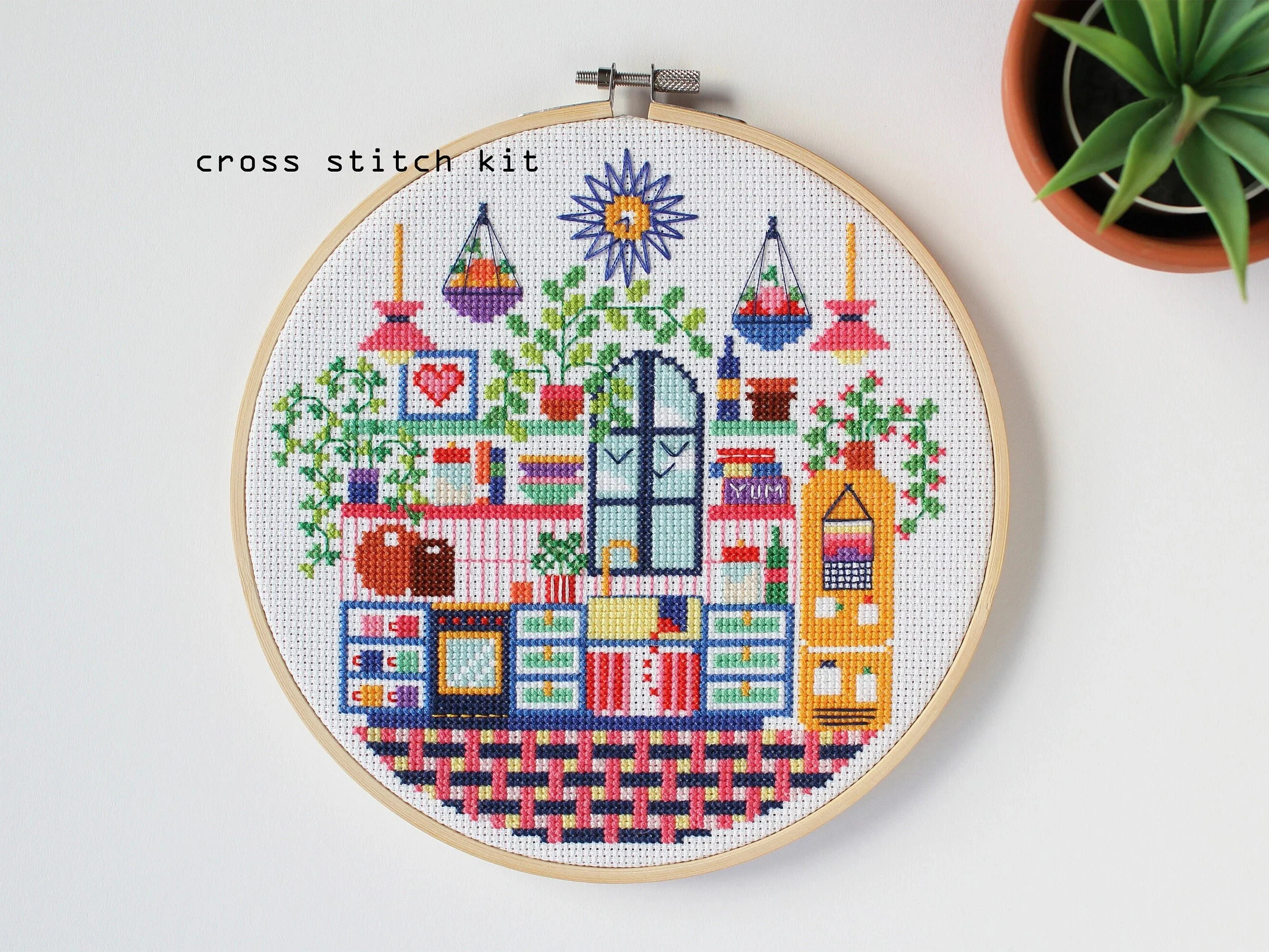 Kiki's Kitchen Cross Stitch Kit (Murder Mystery Series) - Image 3
