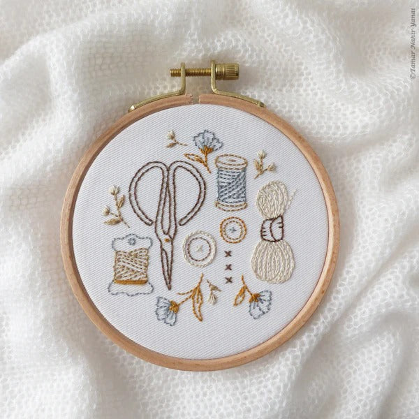 Knit and Stitch Mini Hand Embroidery Kit