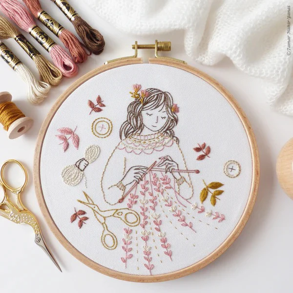 Knitted Dreams Hand Embroidery Kit