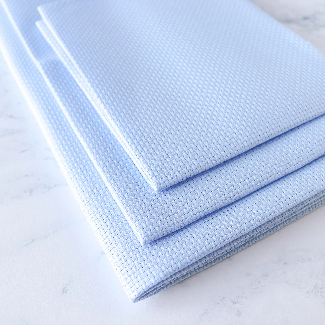 Light Blue Aida Cross Stitch Fabric - 14 Count