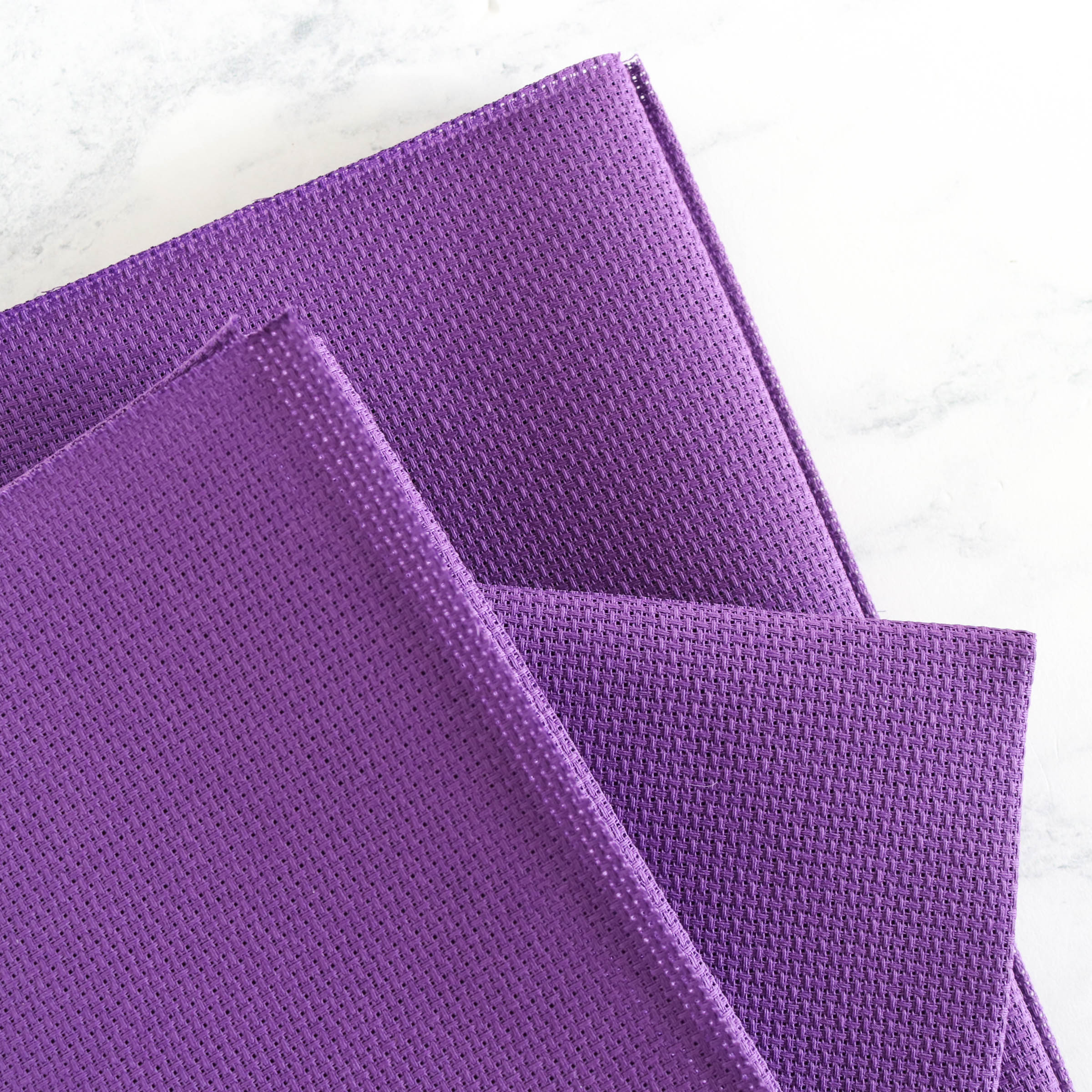Lilac Aida Cross Stitch Fabric - 14 count - Image 3
