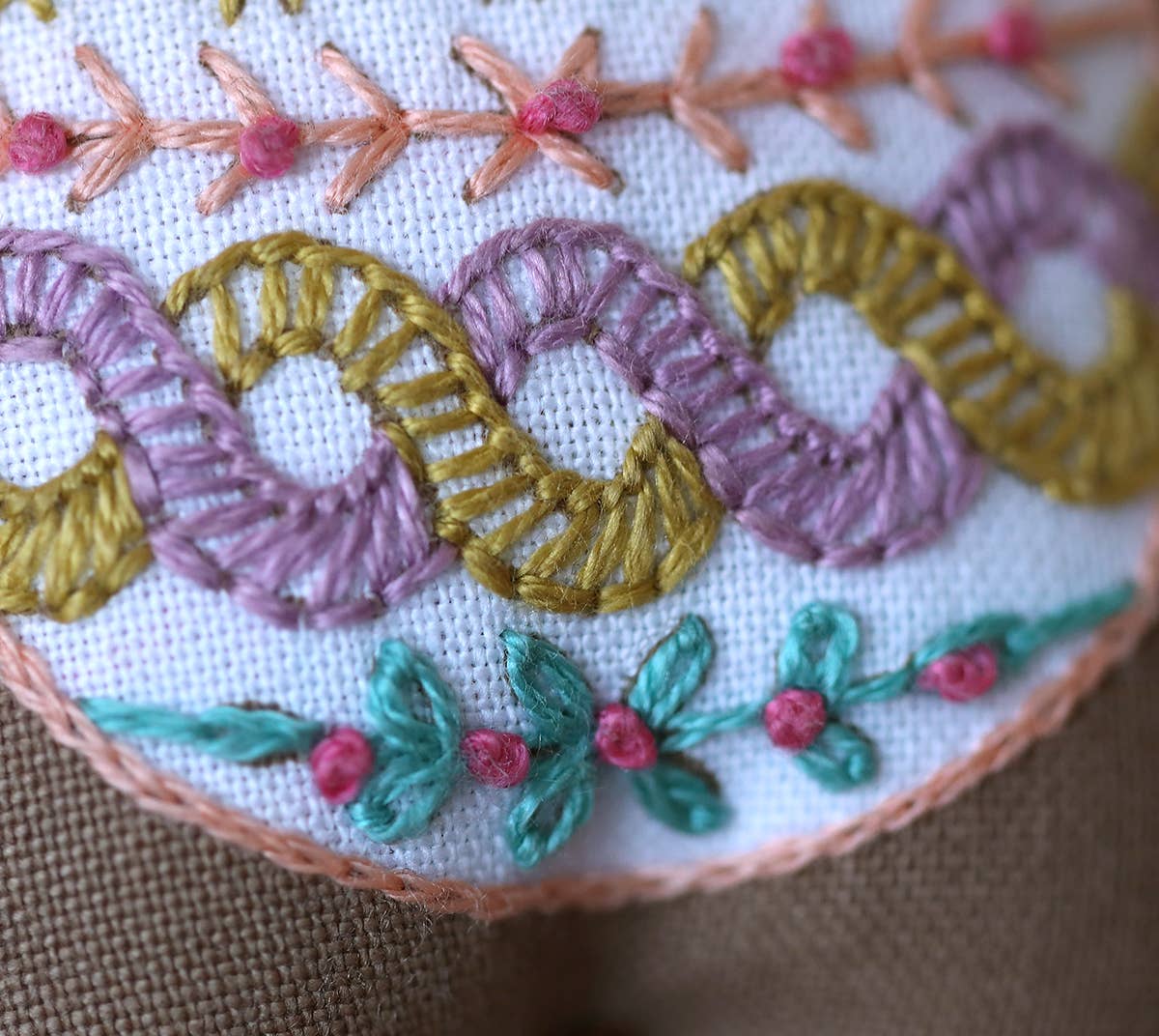 Hand Embroidered Plushie Doll Kit - Chocolate Bunny (Limited Edition) - Image 3
