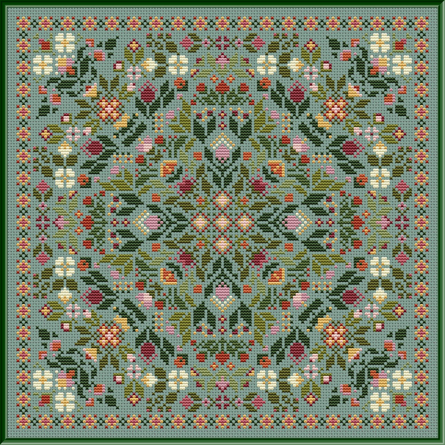 Little Garden Cross Stitch Pattern