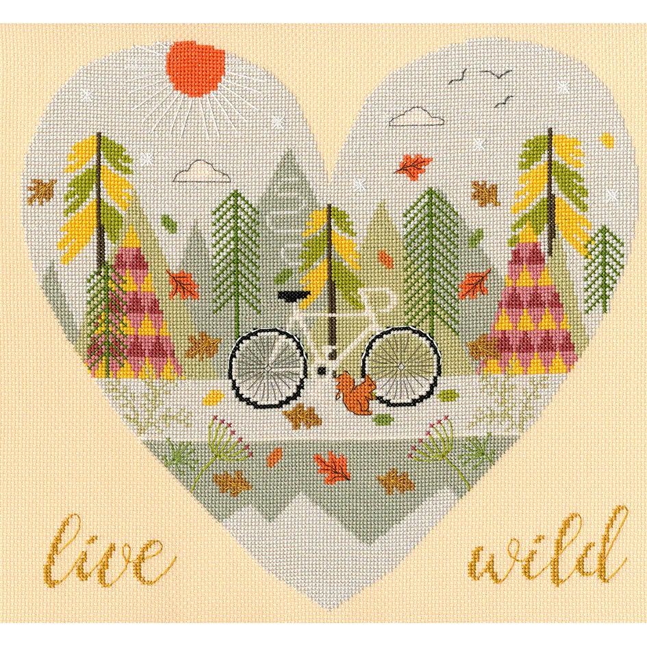 Live Wild Cross Stitch Kit