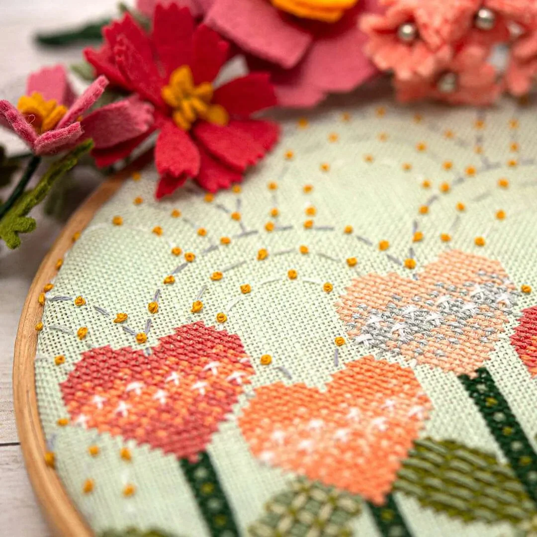Love Blooms Cross Stitch Pattern - Image 3