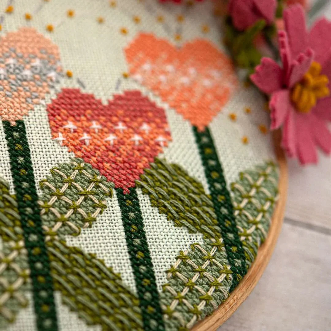 Love Blooms Cross Stitch Pattern - Image 4