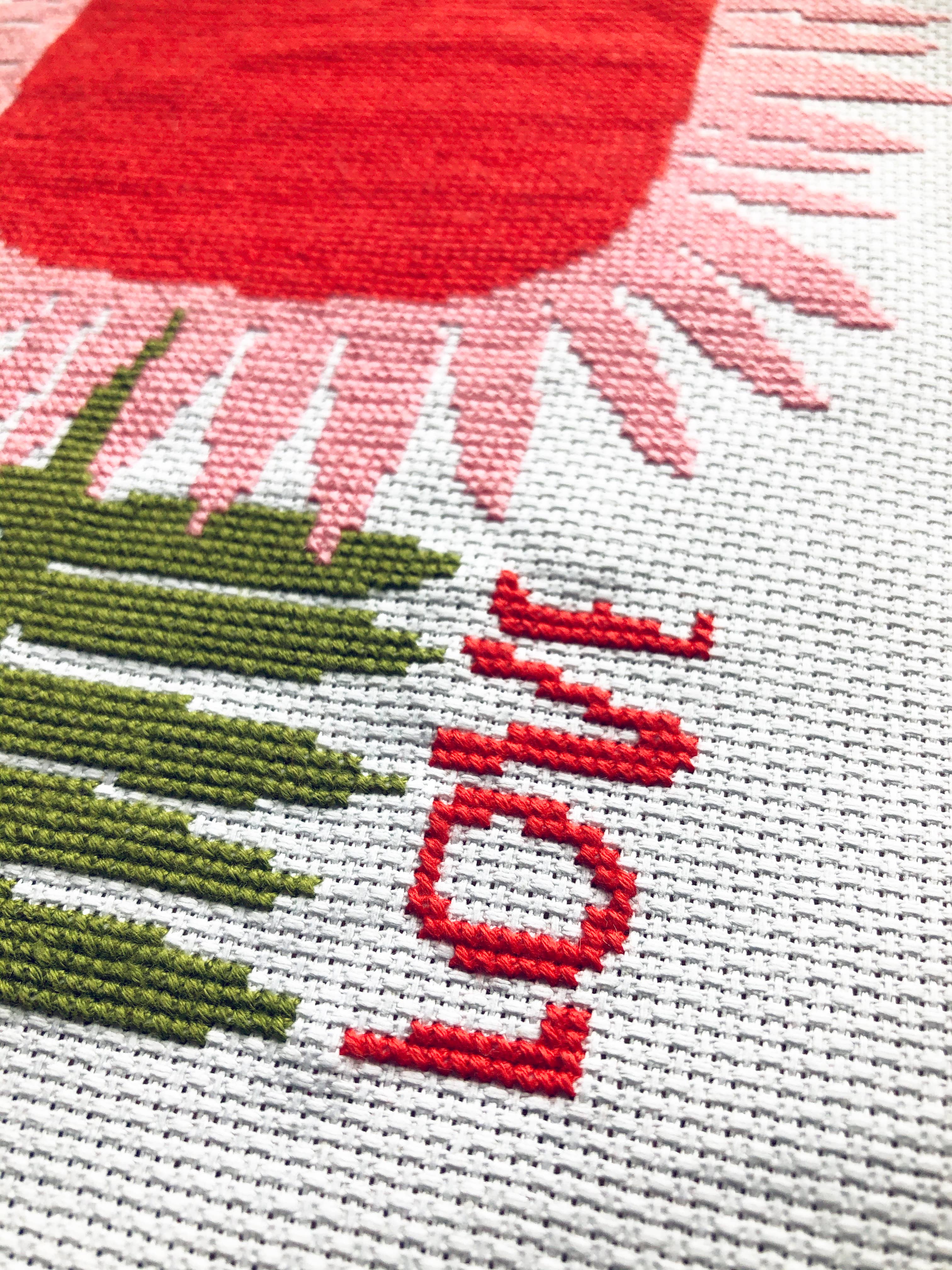Lisa Congdon LOVE Cross Stitch Kit - Image 3