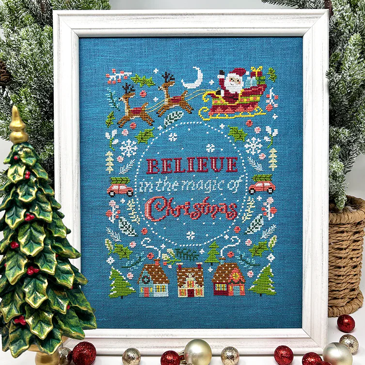 Magic of Christmas Cross Stitch Pattern