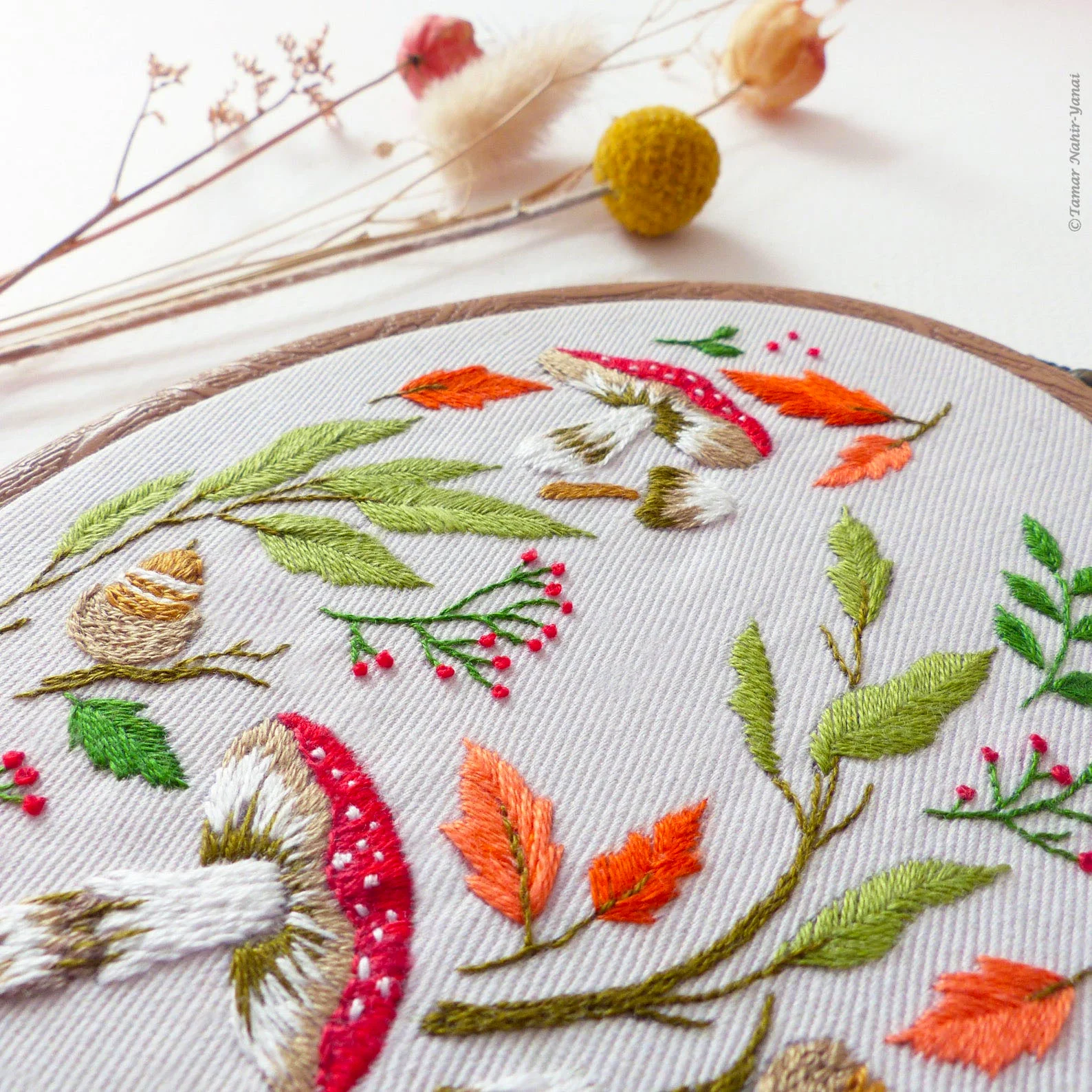Magical Autumn Hand Embroidery Kit - Image 6