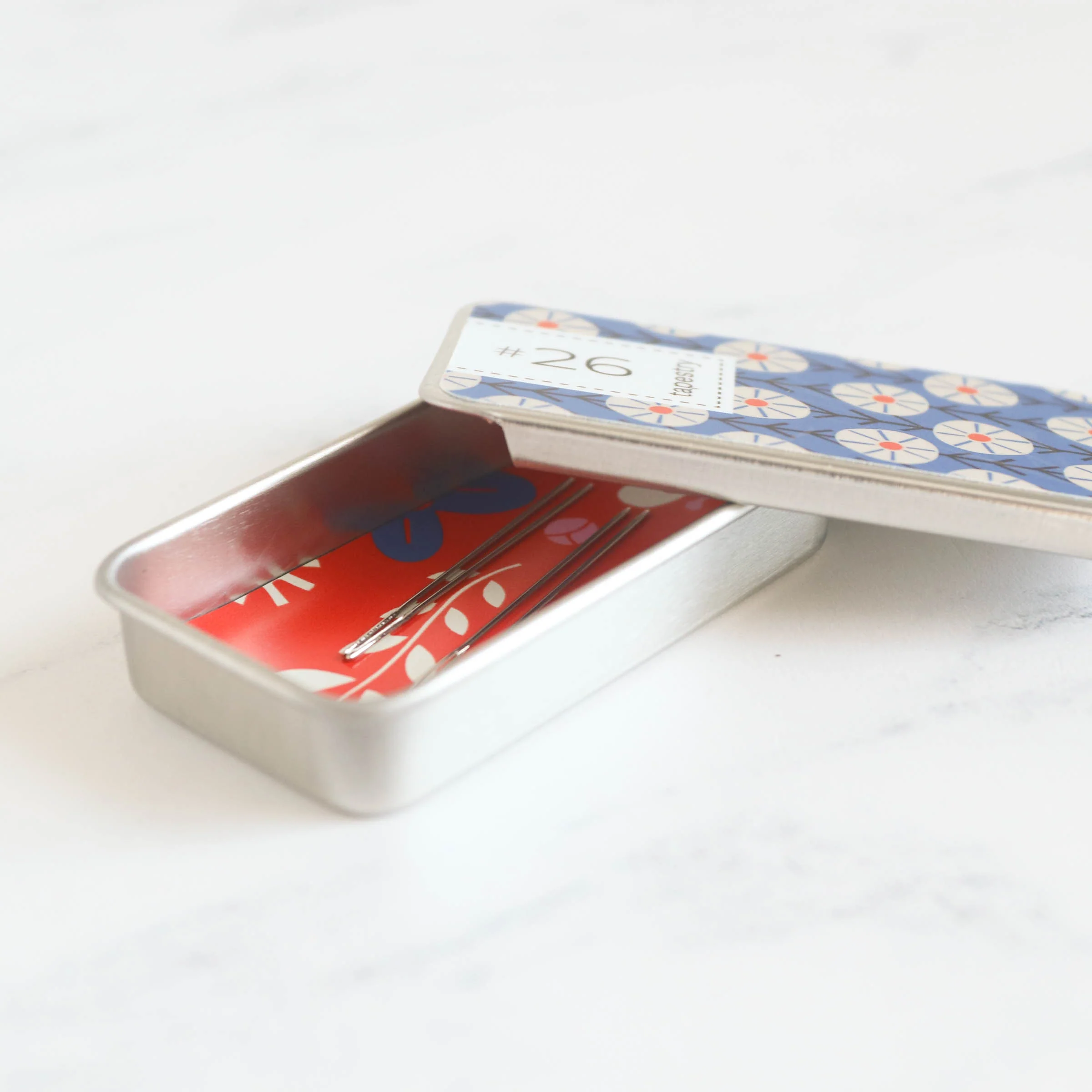 Magnetic Slide-Top Needle Tin With Needles - Image 4