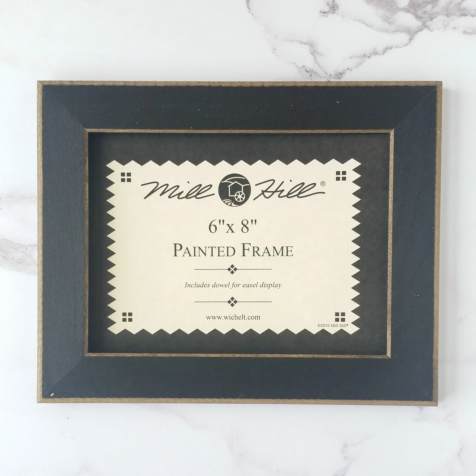 Matte Black Wood Frame for Cross Stitch and Embroidery - 6" x 8" - Image 5