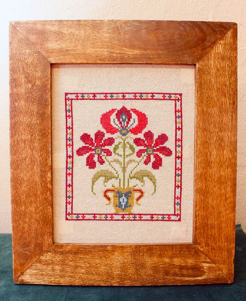 Mediterranean Folk Cross Stitch Kit -Grecian Urn #3 - Image 2