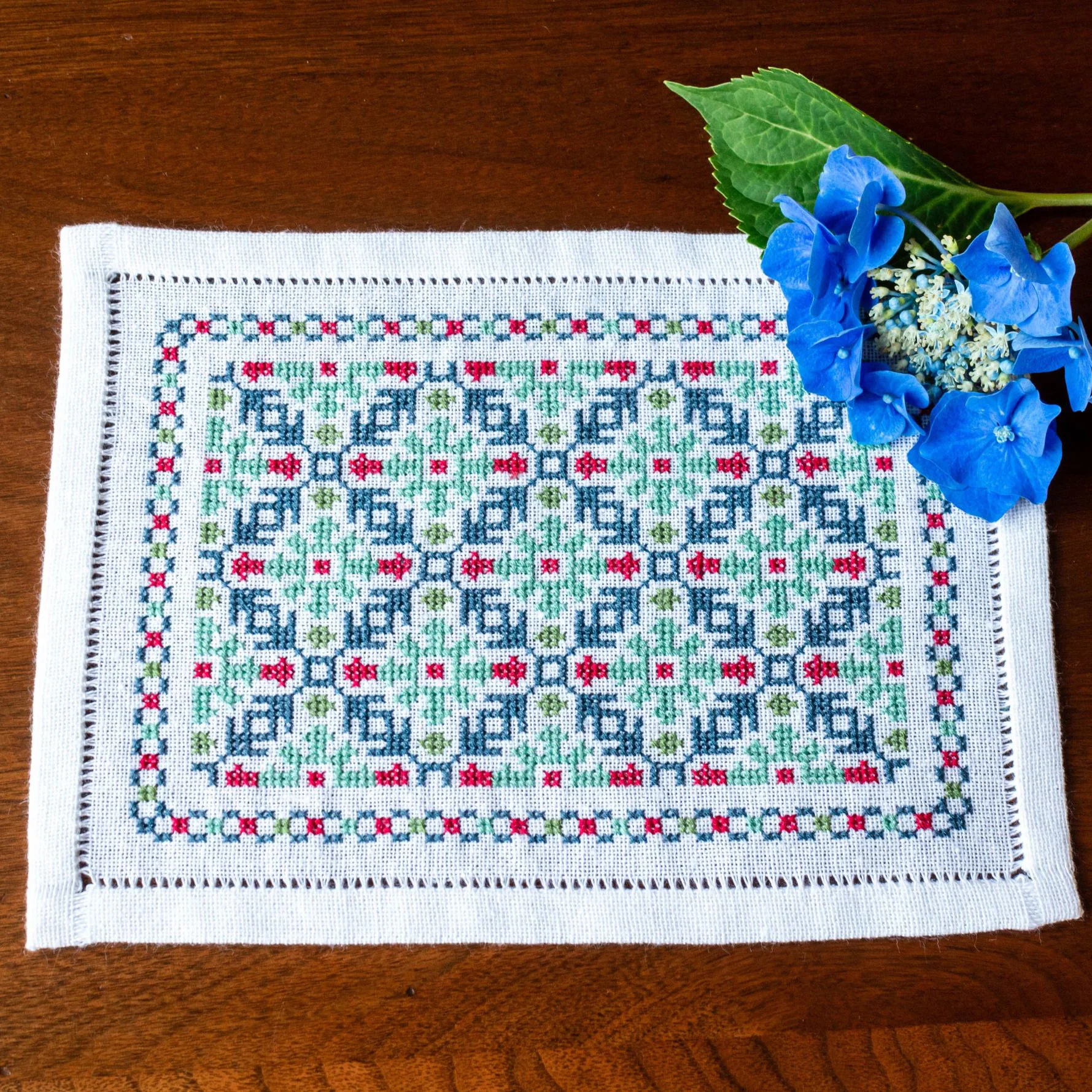 Mediterranean Folk Cross Stitch Kit - Phoebe - Image 3