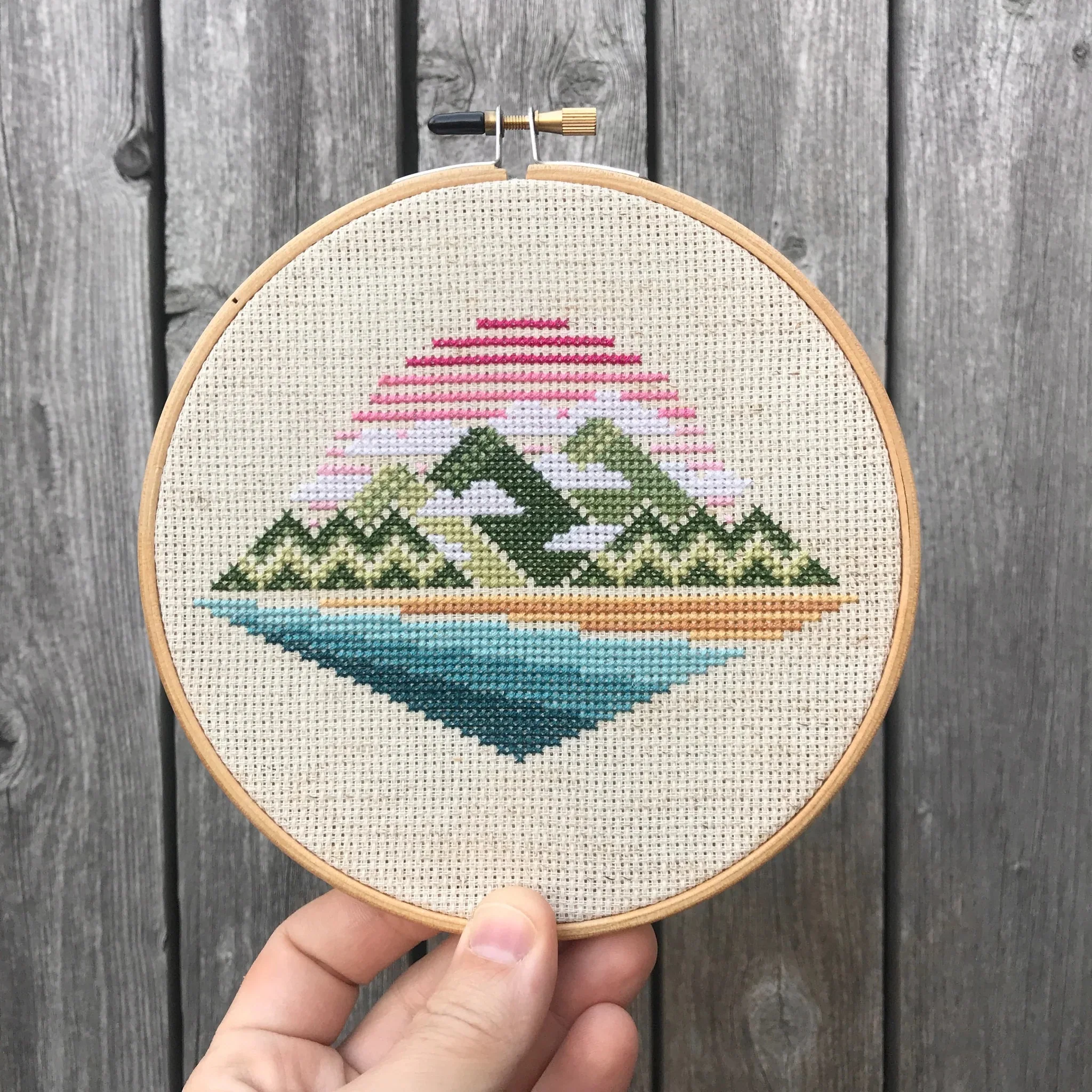 Misty Mountains Cross Stitch Pattern - Image 2