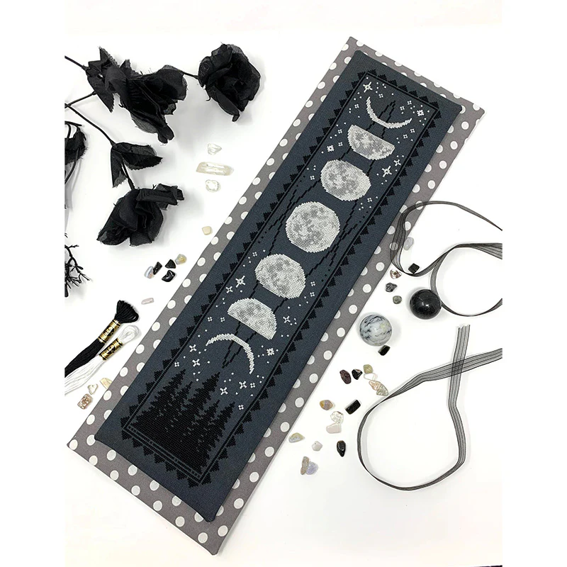 Moon Phase Cross Stitch Pattern - Image 2
