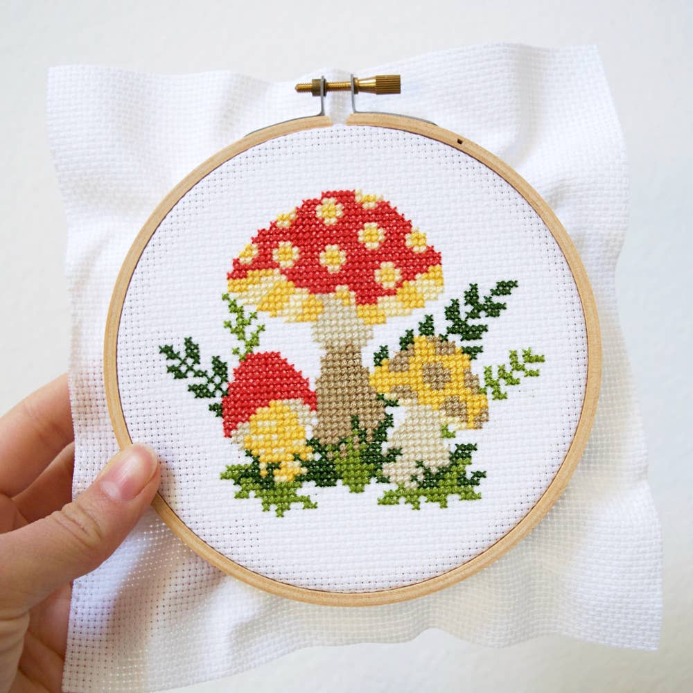 Mushroom Cross Stitch Kit - Image 2