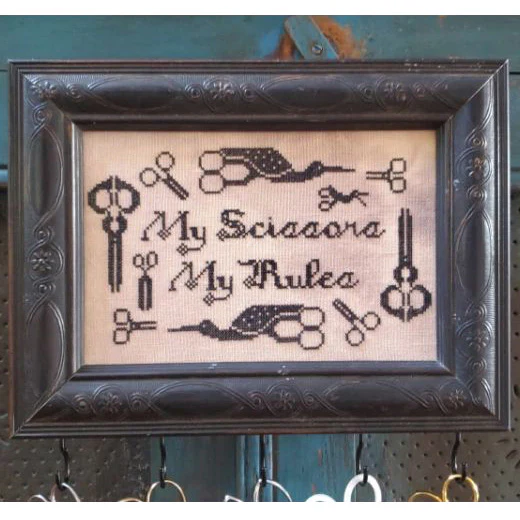 My Scissors My Rules Cross Stitch Pattern
