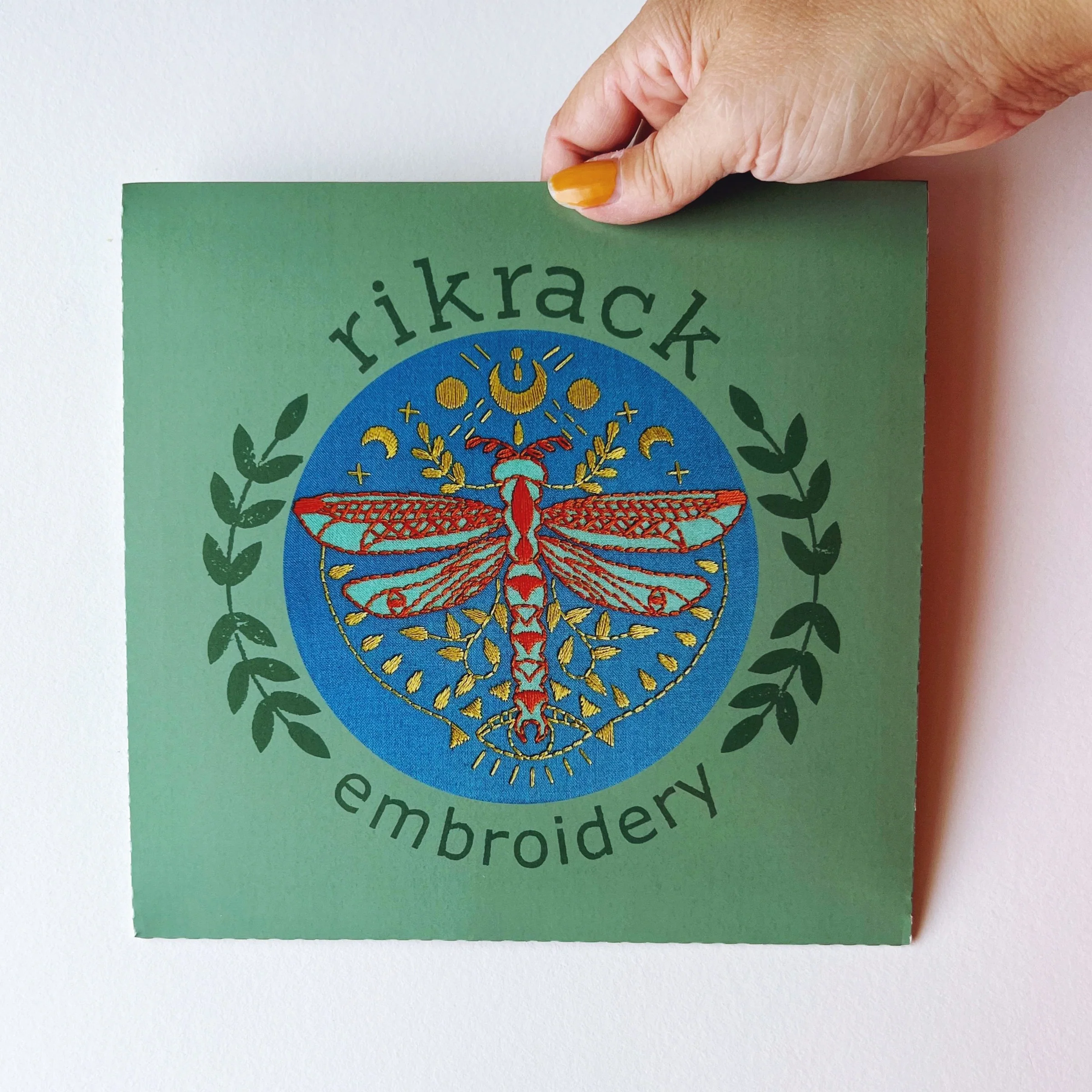 Mystic Dragonfly Hand Embroidery Kit - Image 4