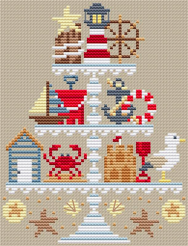 Nautical Tier Cross Stitch Pattern - Image 3