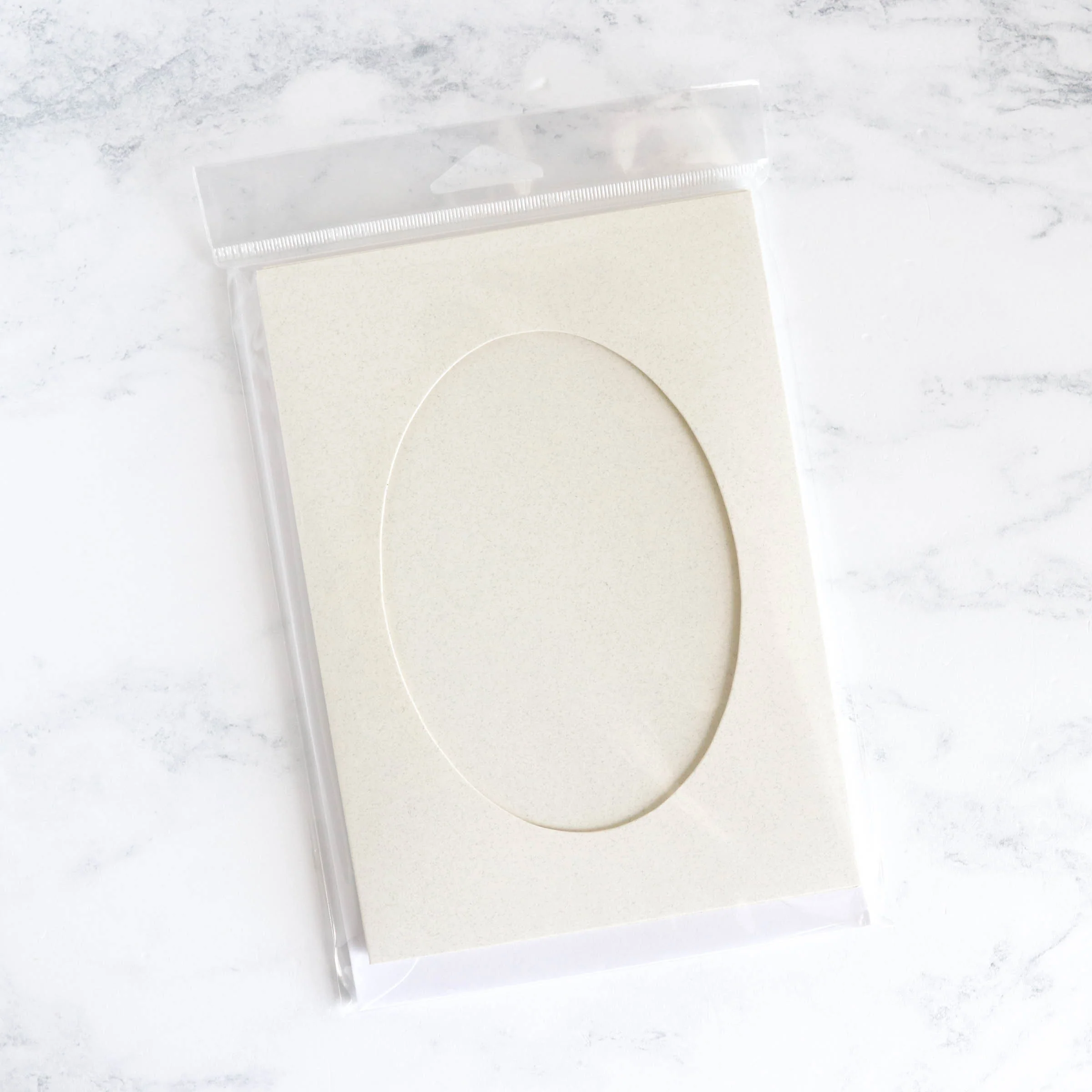 Needlework Cards With Oval Opening - Pack of 5 - Image 2