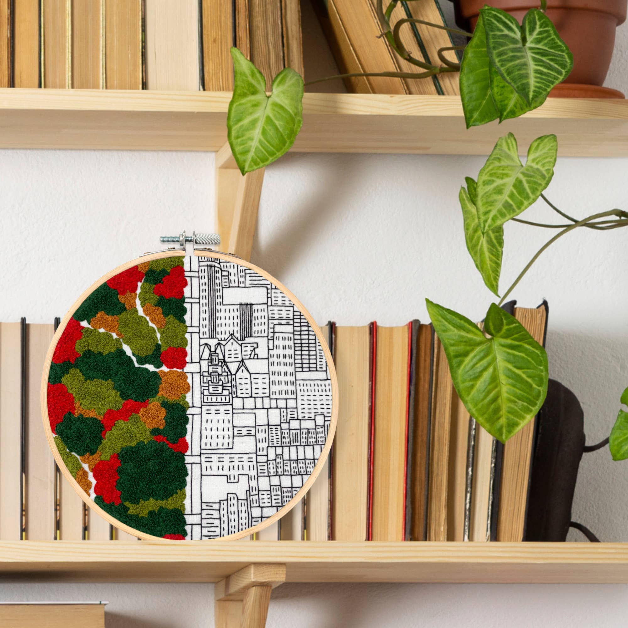 Autumn in New York Hand Embroidery Kit - Image 4