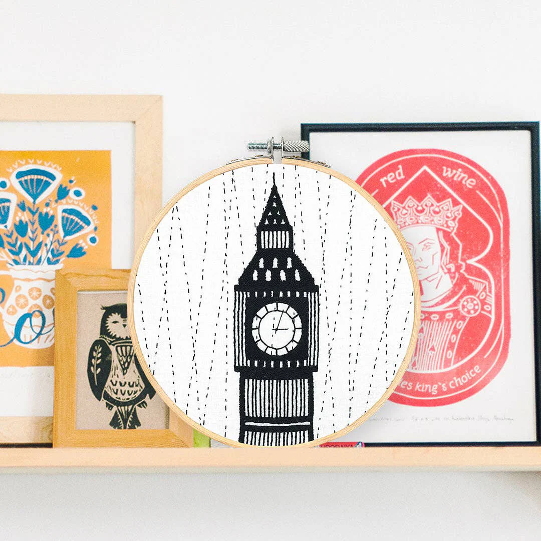 London Hand Embroidery Kit - Big Ben - Image 5