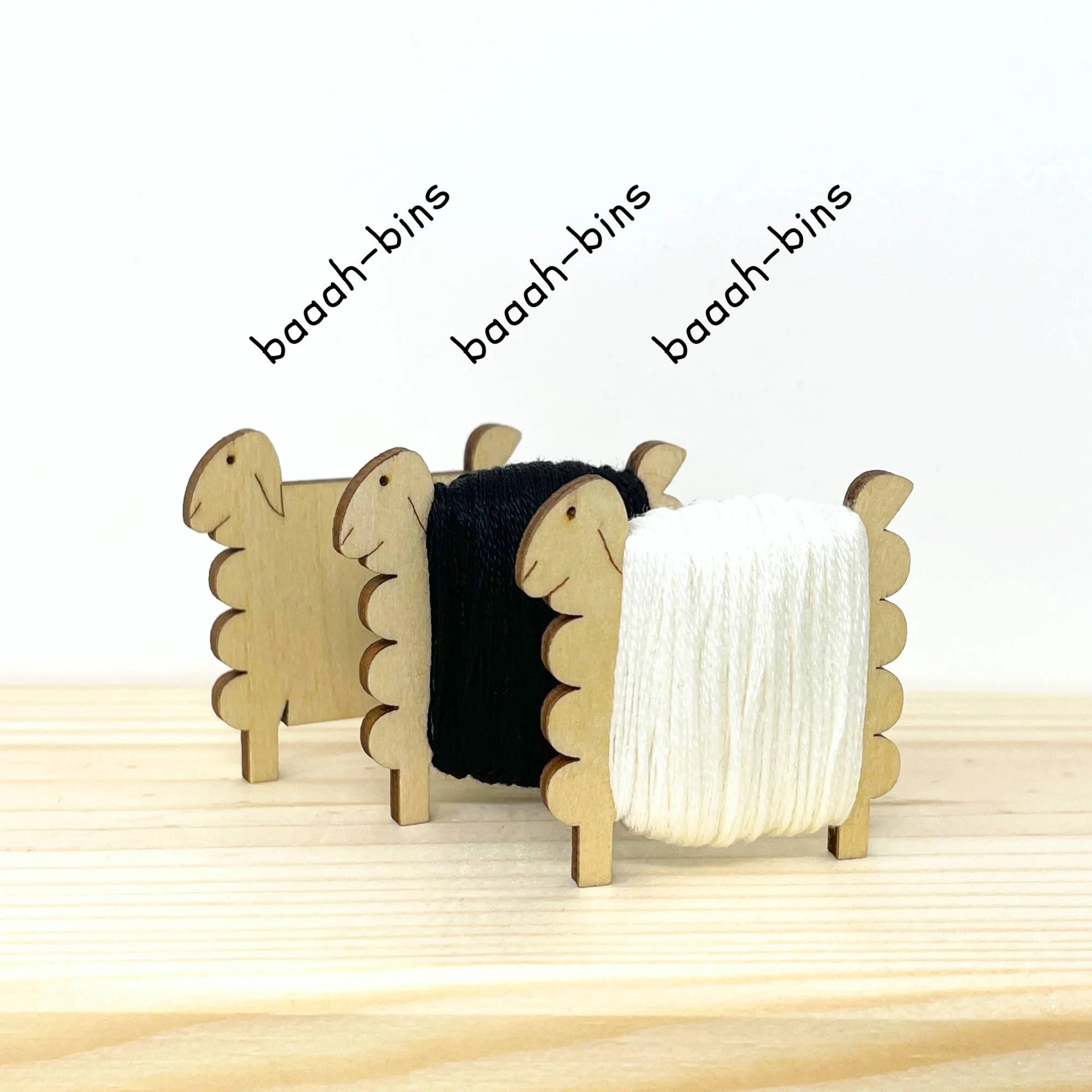 Nordic Sheep Thread Bobbins (Set of 10) - Image 5