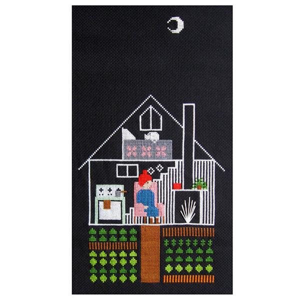 Nighttime Cross Stitch Pattern - Image 2