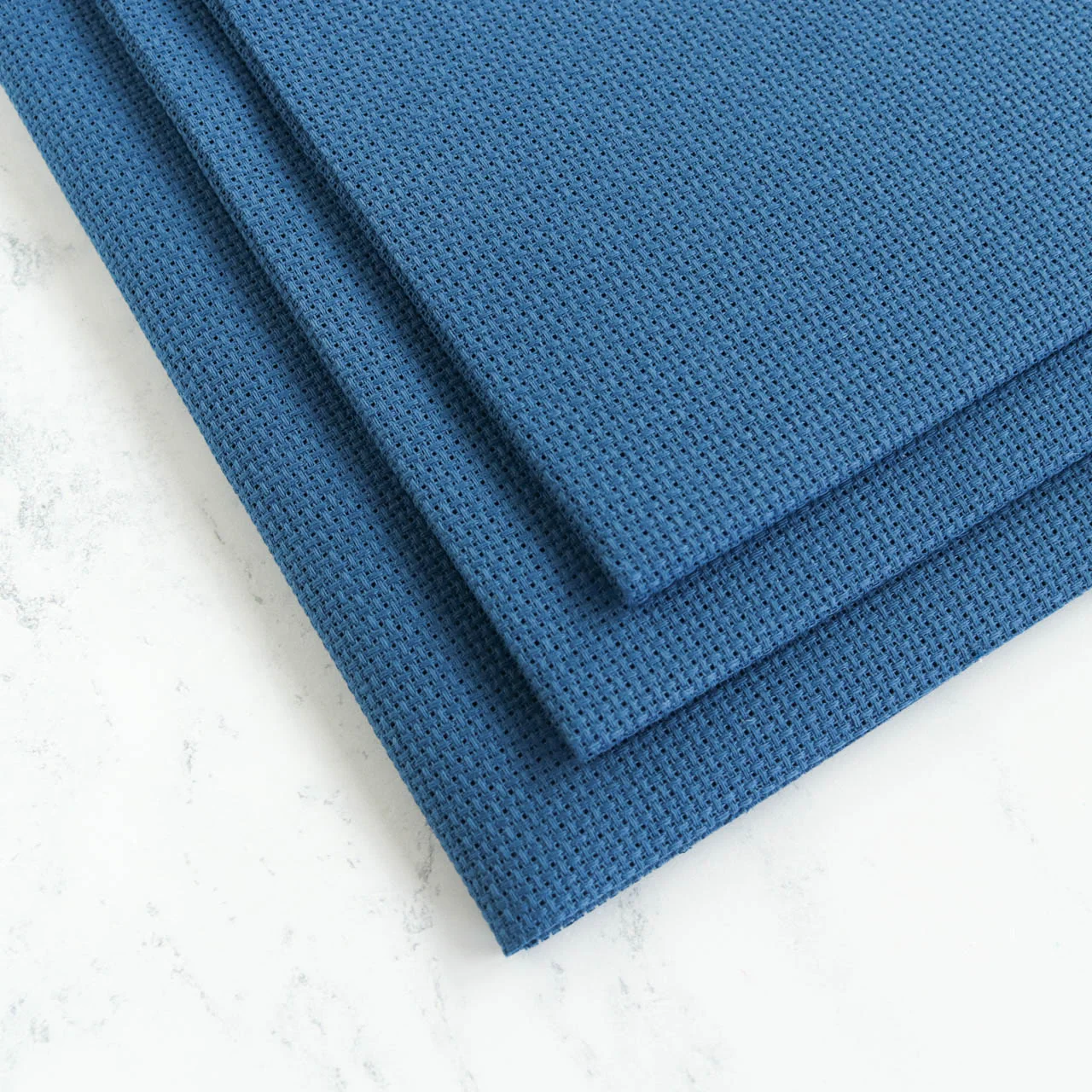 Nordic Blue Aida Cross Stitch Fabric