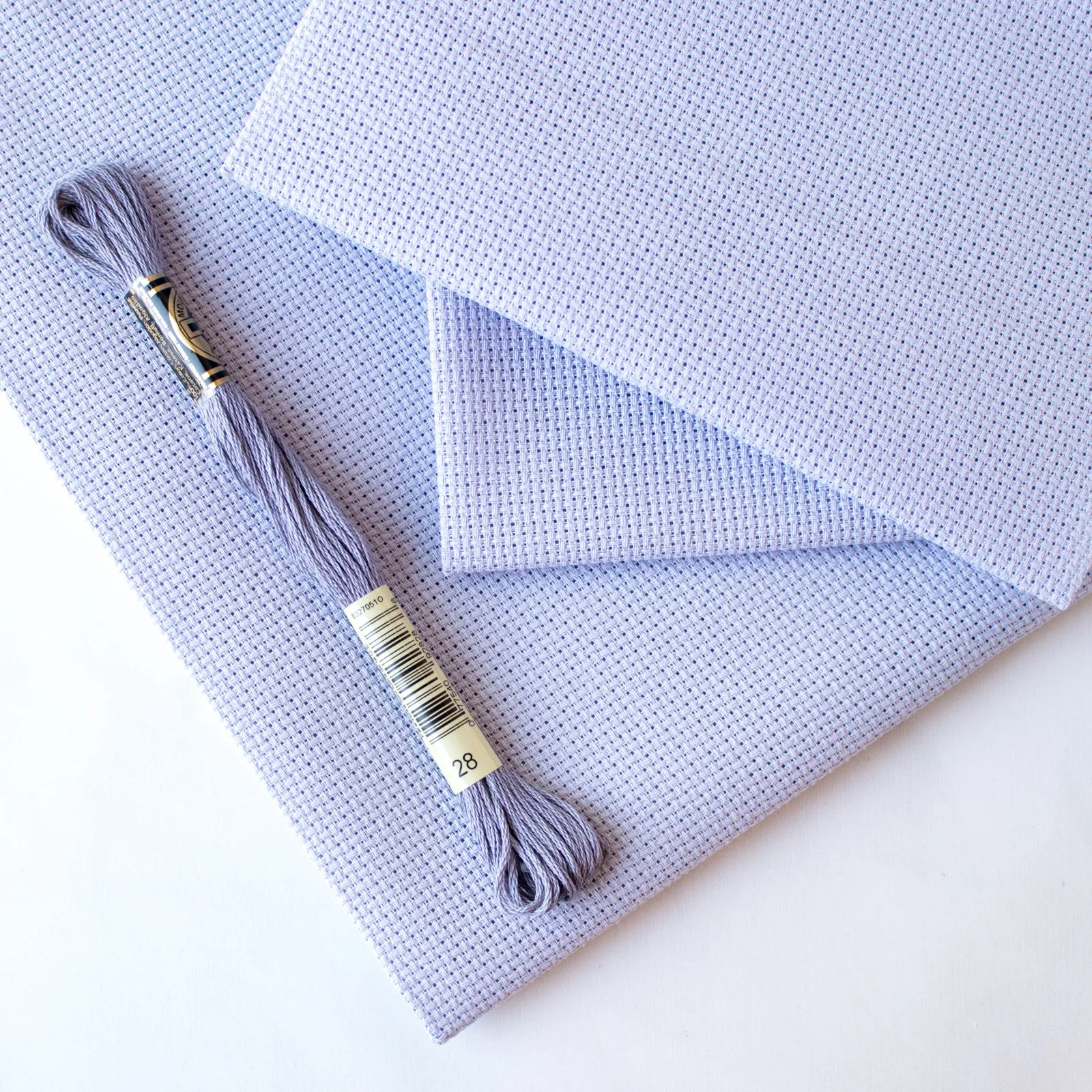 Peaceful Purple Aida Cross Stitch Fabric - 14 count - Image 3