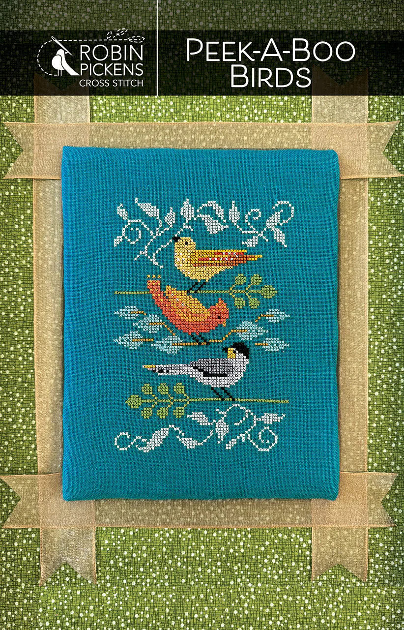 Peek-a-Boo Birds Cross Stitch Pattern - Image 2