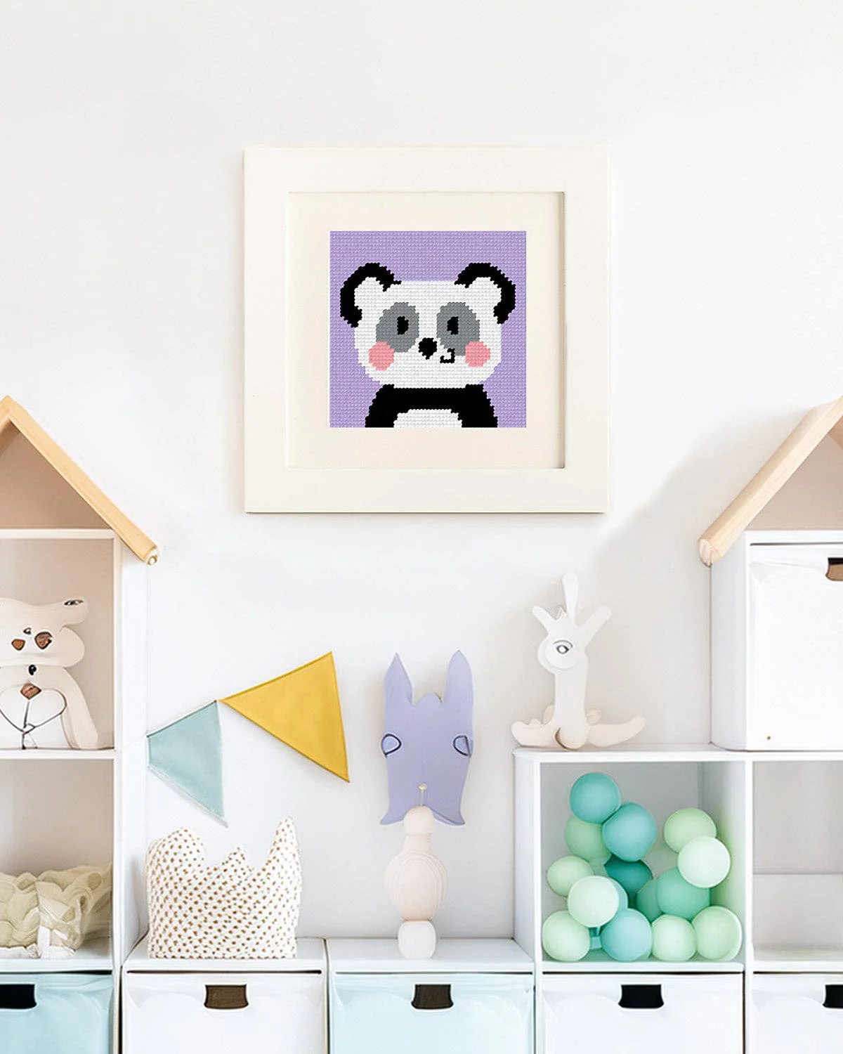 Needlepoint Kit for Kids - Pepper, the Panda - Image 4