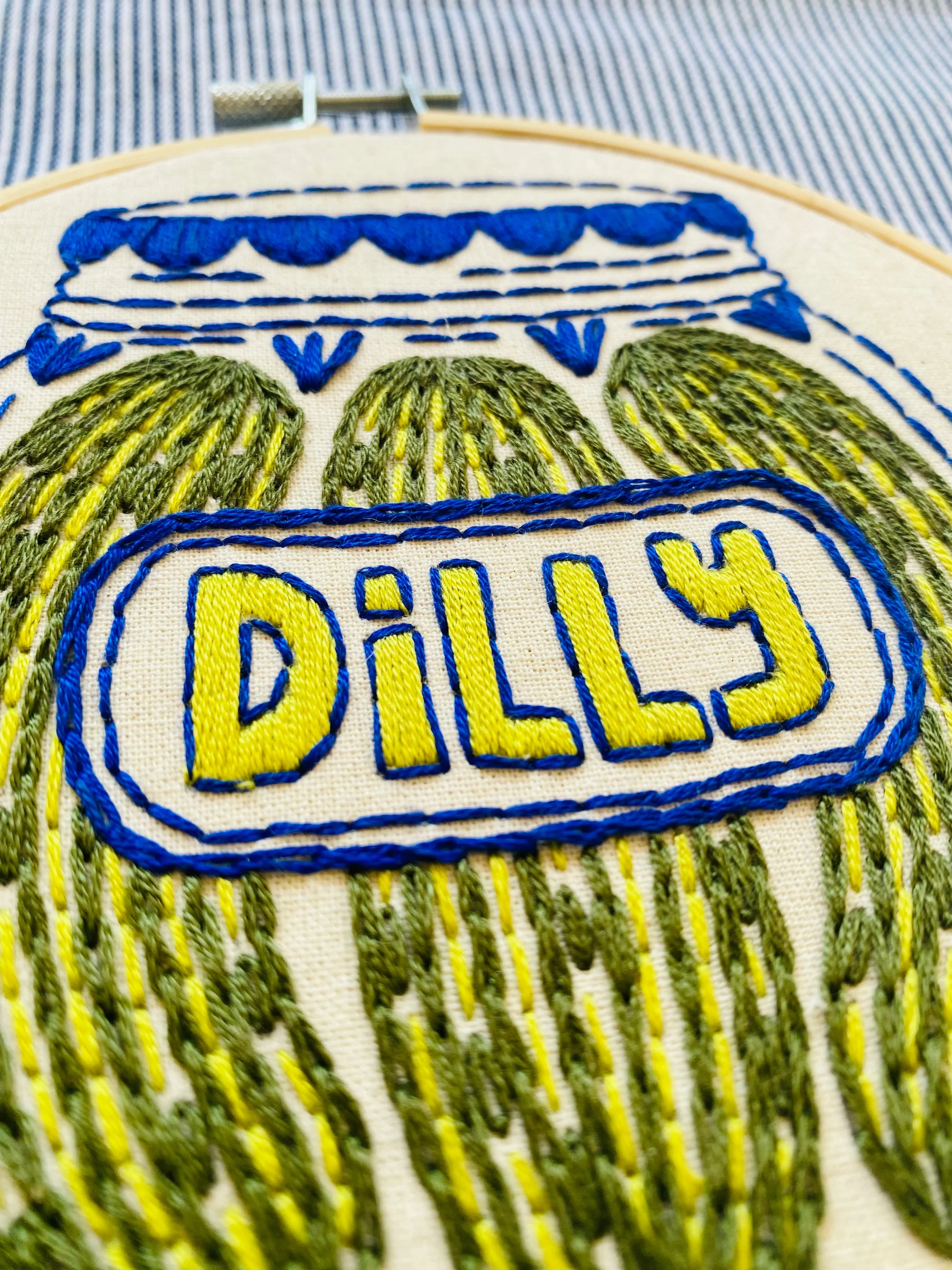 Pickles Hand Embroidery Kit - Image 3