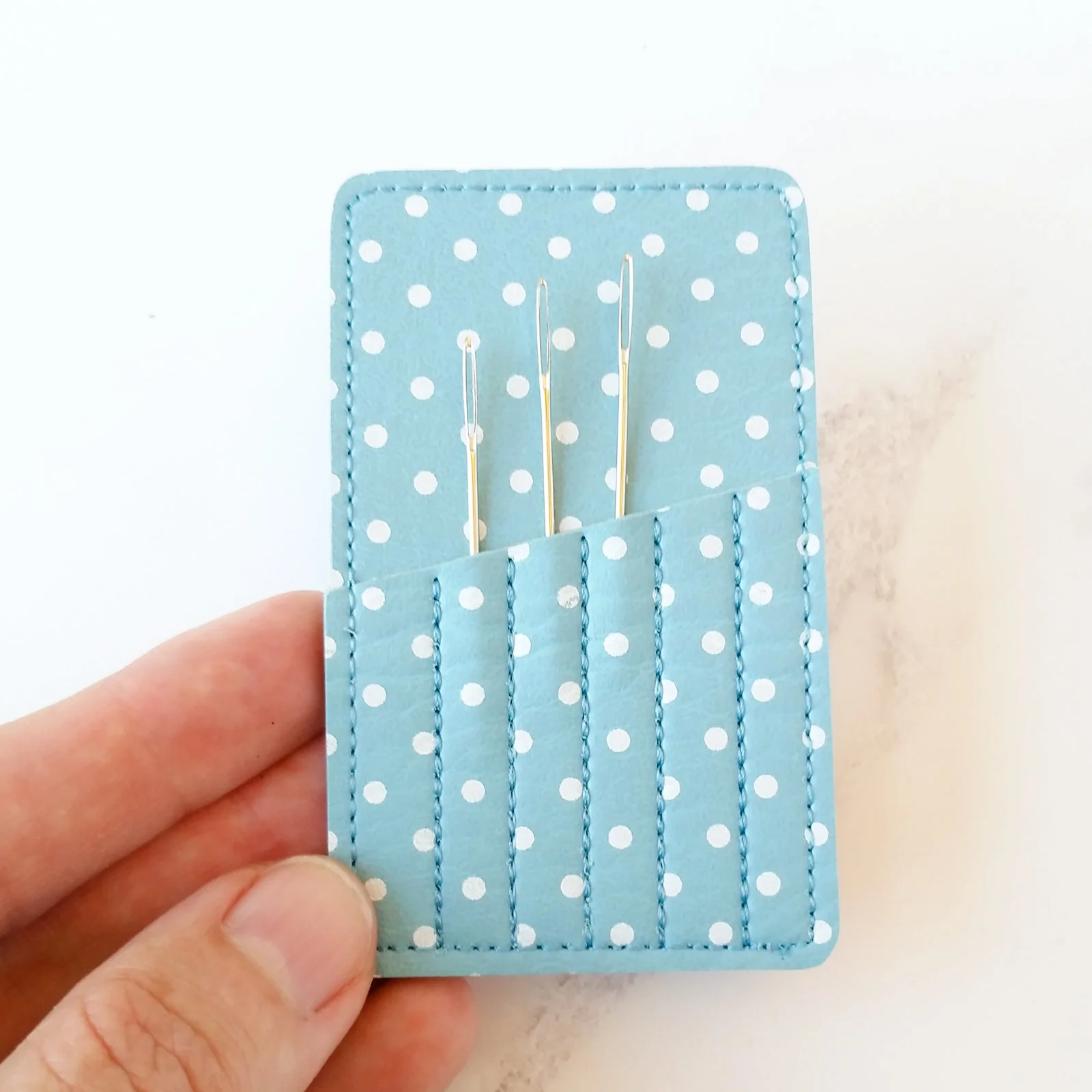 Polka Dot Needle Carrying Case - Image 3