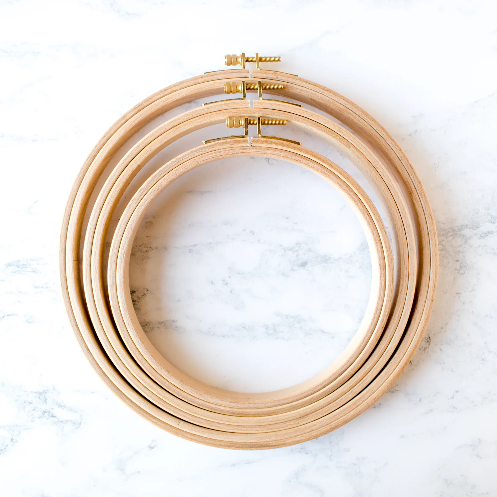Premium Hardwood Embroidery Hoops - 5/8" Thick - Image 4