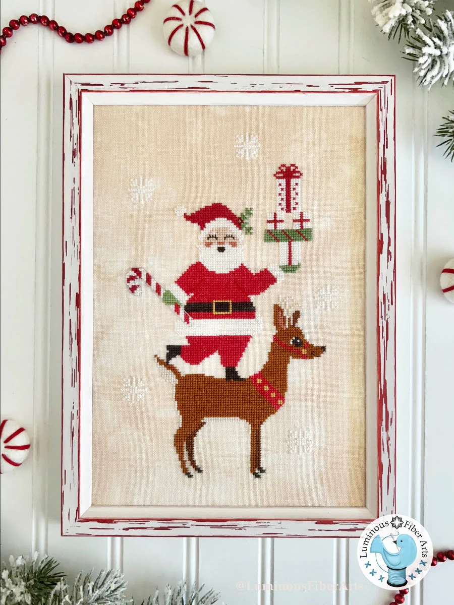 Santa Stack Cross Stitch Pattern - Image 2