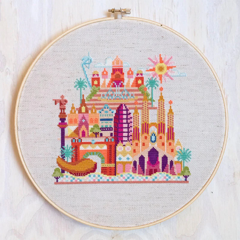 Pretty Little Barcelona Cross Stitch Pattern