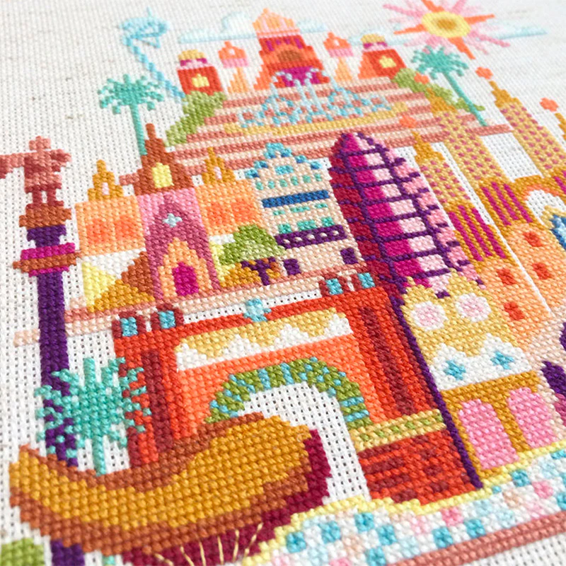 Pretty Little Barcelona Cross Stitch Pattern - Image 3