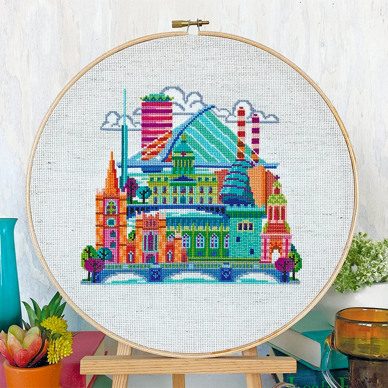 Pretty Little Dublin Cross Stitch Pattern