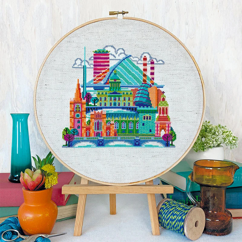 Pretty Little Dublin Cross Stitch Pattern - Image 2