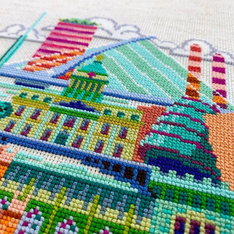 Pretty Little Dublin Cross Stitch Pattern - Image 4