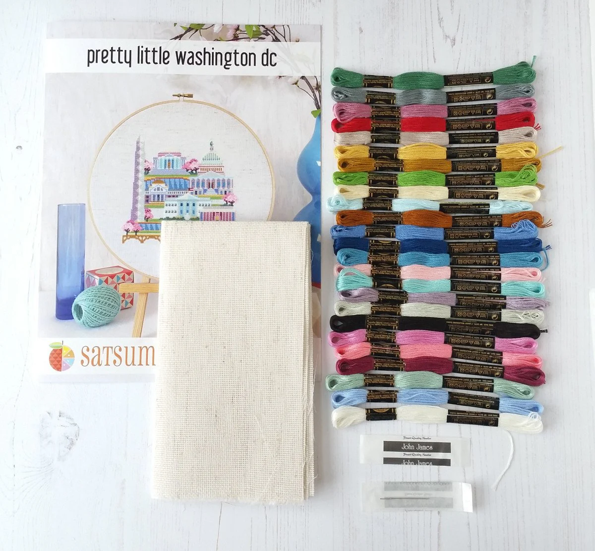 Pretty Little Washington D.C. Cross Stitch Pattern - Image 3