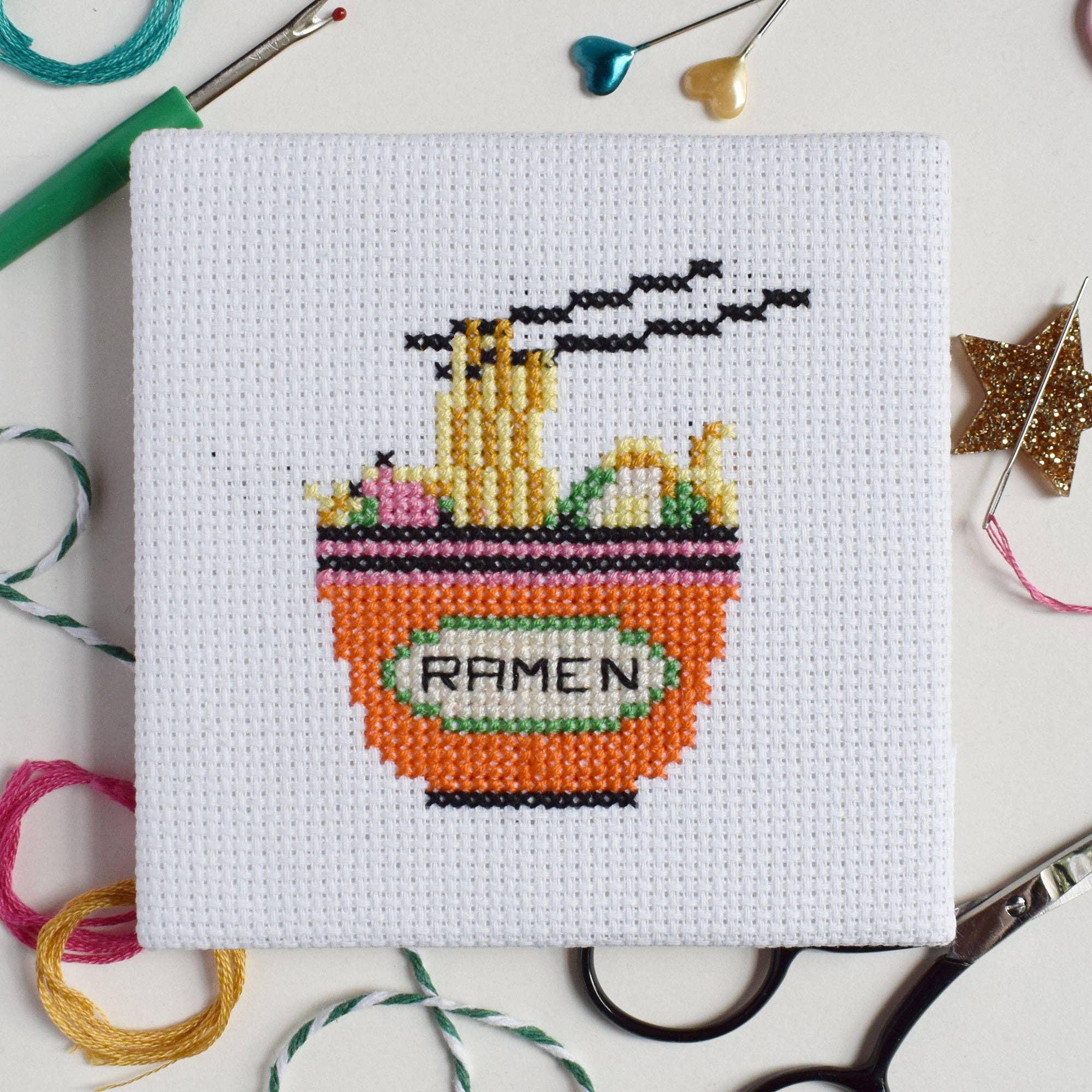 Ramen Mini Cross Stitch Kit - Image 3