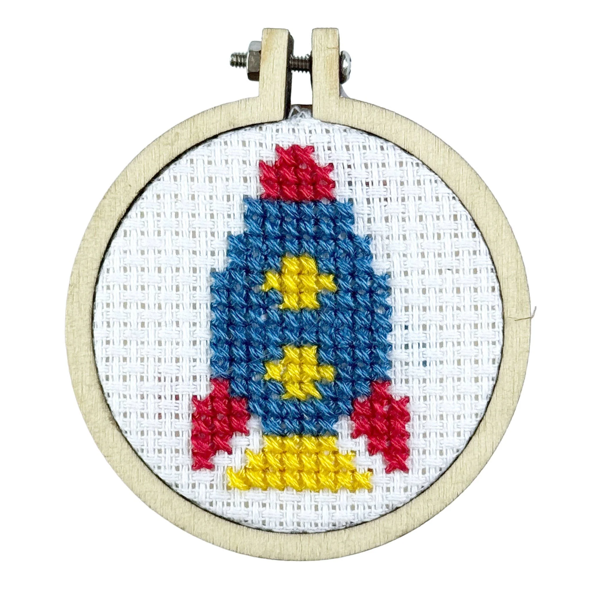 Mini Matchbox Cross Stitch Kit - Reach for the Stars - Image 3