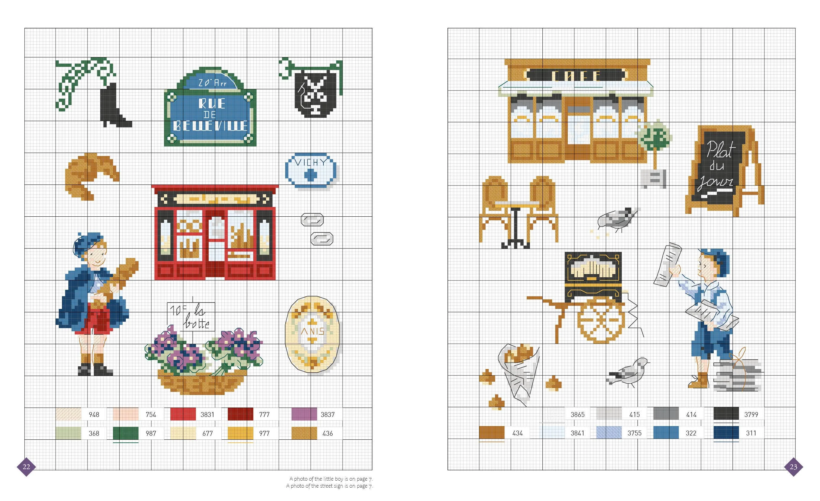 Retro Cross Stitch: 500 Patterns, French Charm for Your Stitchwork - Image 3