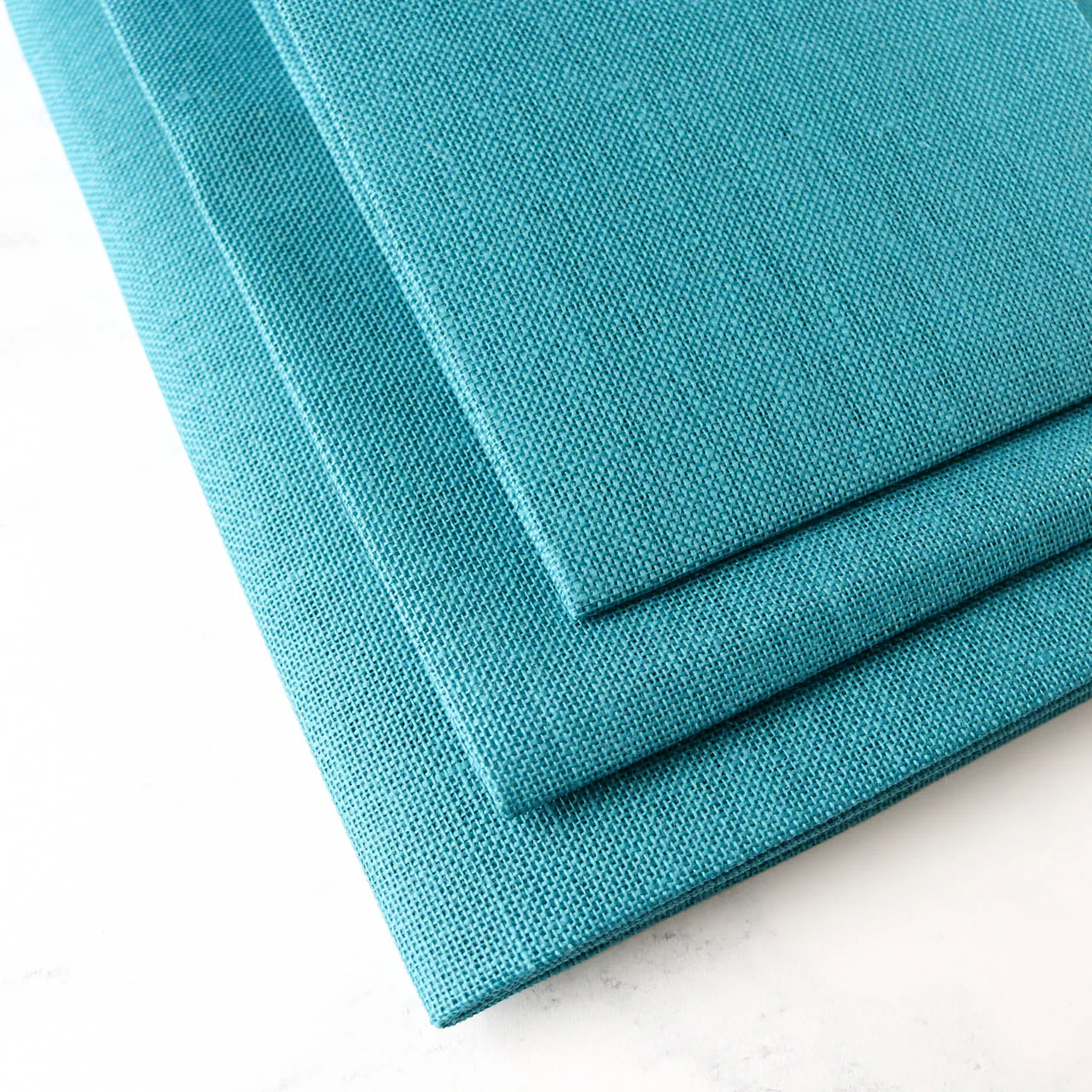 Riviera Aqua Linen Cross Stitch Fabric
