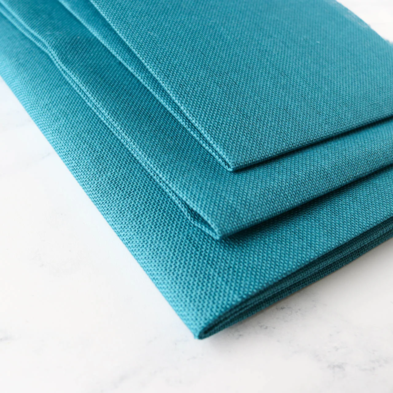 Riviera Aqua Linen Cross Stitch Fabric - Image 2